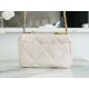 Chanel 19 Bag, Small, Beige, Lambskin  