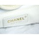 Chanel Pearl Logo Embroidered Beach Bag, Beige  