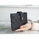 Chanel Classic Three-in-One Phone Bag, Black Gold, Calfskin  