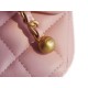 Chanel 23K Metal Ball Mini Boy Bag, Pink  