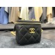 Chanel 23P Heart Chain Mini Box, Calfskin  