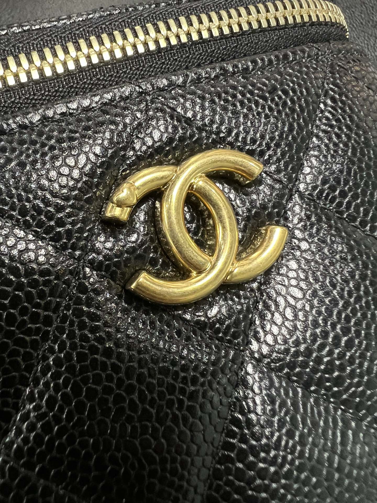 Chanel 23P Heart Chain Mini Box, Calfskin  