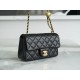 Chanel 23C Metal Ball Mini Boy Bag, Black, Lambskin  