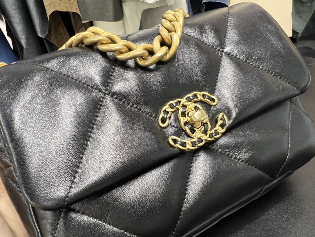 Chanel 19 Bag, Small, Lambskin  