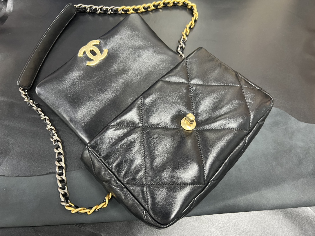 Chanel 19 Bag, Small, Lambskin  