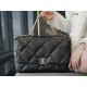 Chanel 19 Bag, Classic Black, Maxi, Lambskin  