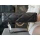 Chanel 19 Bag, Classic Black, Maxi, Lambskin  