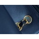 CF Classic Flap, Medium, Deep Blue, Lizard-Embossed Calfskin