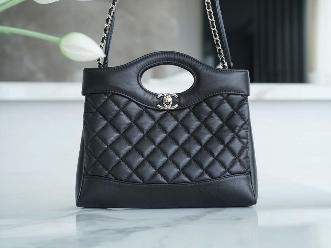 Chanel 23A High Craftsmanship 31 Bag Mini, Black  