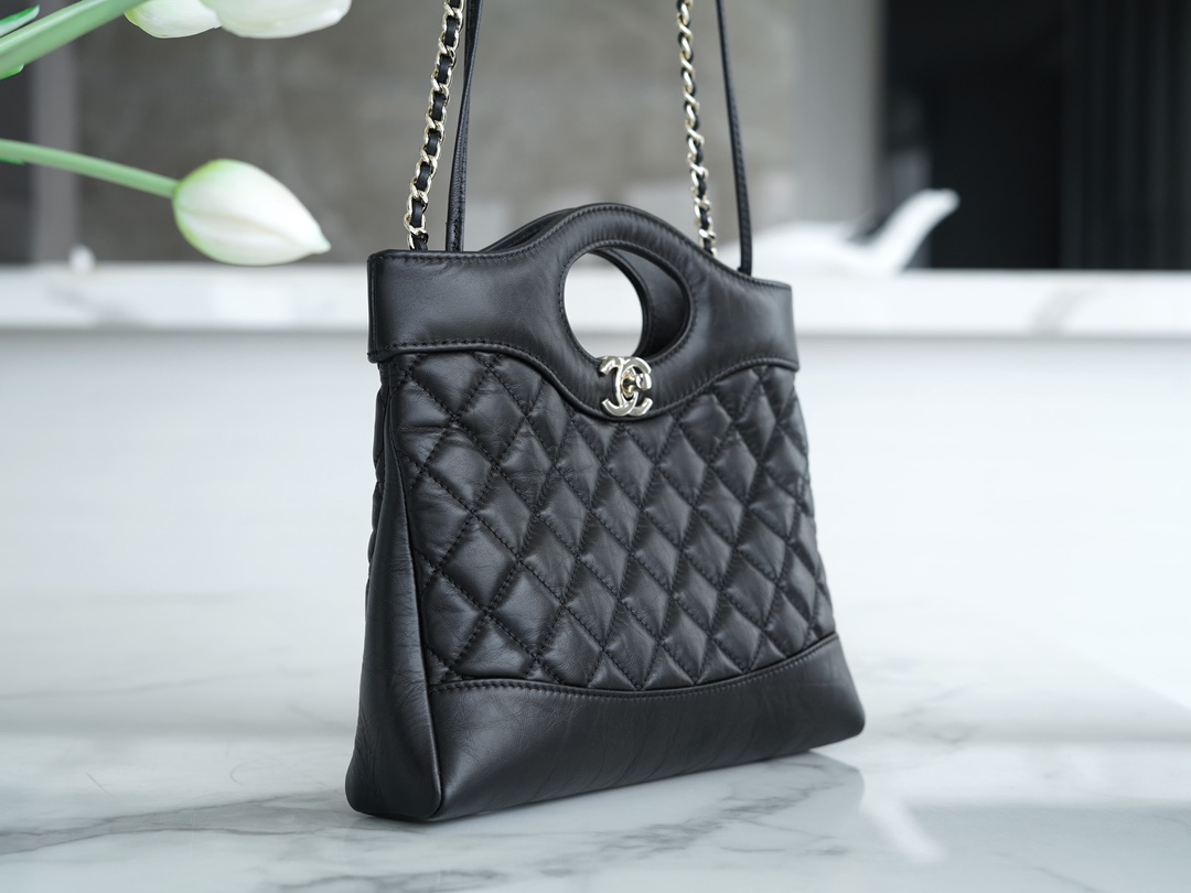 Chanel 23A High Craftsmanship 31 Bag Mini, Black  