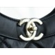 Chanel 23A 31 Bag, Large, Black, Shiny Crinkled Calfskin  