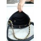 Chanel 23A New Hobo Hippie Bag, Black, Calfskin  