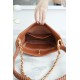 Chanel 23A New Hobo Hippie Bag, Caramel, Calfskin  