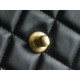 Chanel 24C Double Metal Ball CF Mini, 19cm, Black, Glossy Calfskin  