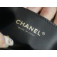 Chanel 24C Double Metal Ball CF Mini, 19cm, Black, Glossy Calfskin  