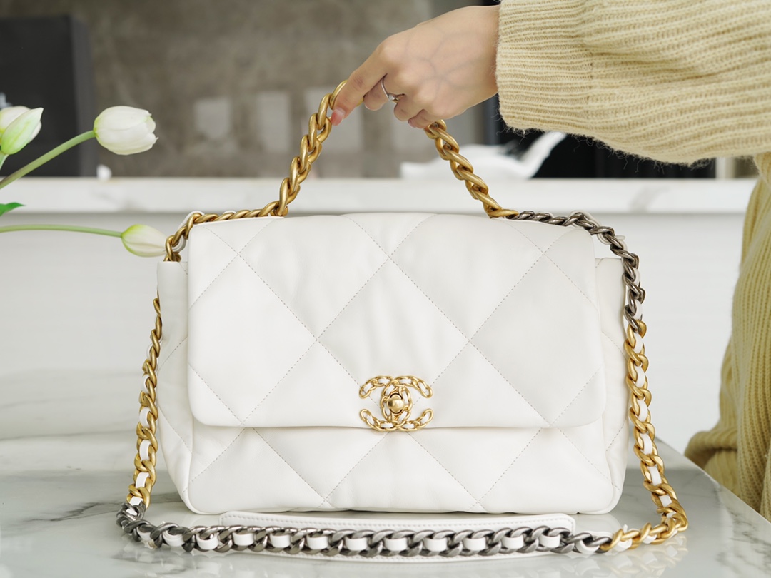 Chanel 19 Bag, Medium, Lambskin  