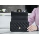 Chanel 23P Handle CF Mini, Black, Lambskin  