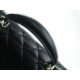 Chanel 23P Handle CF Mini, Black, Lambskin  