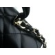 Chanel 23P Handle CF Mini, Black, Lambskin  