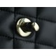 Chanel 23P Handle CF Mini, Black, Lambskin  