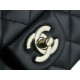 Chanel 23P Handle CF Mini, Black, Lambskin  