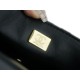 Chanel 23P Handle CF Mini, Black, Lambskin  