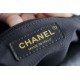 Chanel 24P Hobo Messenger Bag, Small, Black, Oil Waxed Calfskin  