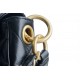 Chanel 24P Hobo Messenger Bag, Small, Black, Oil Waxed Calfskin  