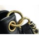 Chanel 24P Hobo Messenger Bag, Large, Black, Oil Waxed Calfskin  