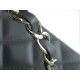 Chanel 23K Fall/Winter New "Mini Double C" Handle Long Box, Gray, Lambskin  