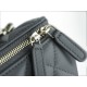 Chanel 23K Fall/Winter New "Mini Double C" Handle Long Box, Gray, Lambskin  