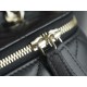 Chanel 23K Fall/Winter New "Mini Double C" Handle Long Box, Black, Lambskin  