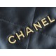 Chanel 22P Spring/Summer New 22 Bag, Small, Black, Gold Hardware  