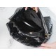 Chanel 22P Bag, Medium, Black, Glossy Calfskin  