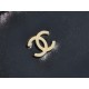 Chanel 22P Bag, Medium, Black, Glossy Calfskin  