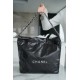 Chanel 22P Spring/Summer New 22 Bag, Small, Black, Silver Hardware  