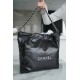 Chanel 22P Spring/Summer New 22 Bag, Small, Black, Silver Hardware  