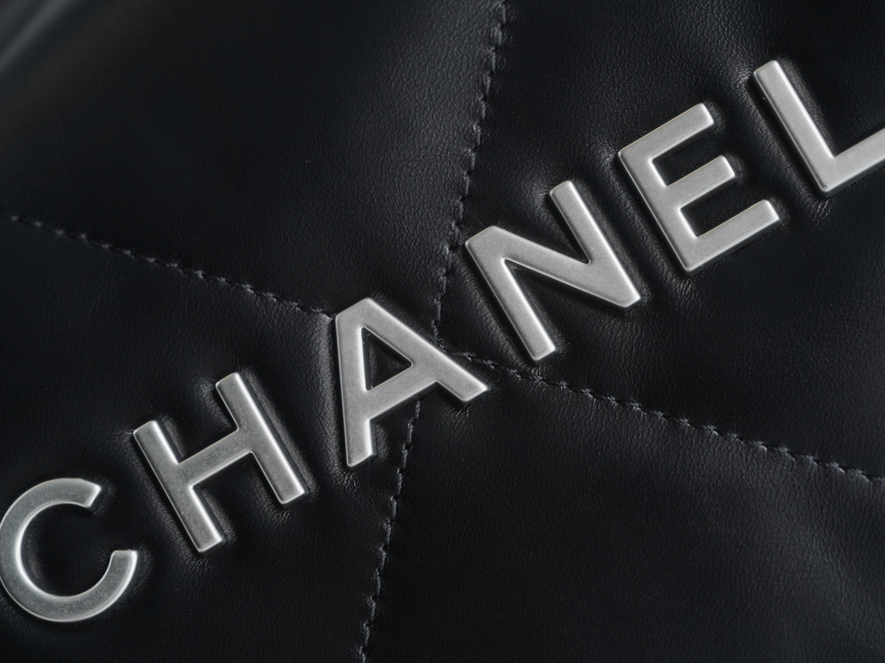 Chanel 22P Spring/Summer New 22 Bag, Small, Black, Silver Hardware  