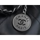 Chanel 22P Spring/Summer New 22 Bag, Small, Black, Silver Hardware  