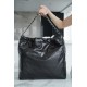 Chanel 22P Bag, Black, Silver Hardware, Medium  