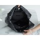 Chanel 22P Bag, Black, Silver Hardware, Medium  