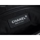 Chanel 22P Bag, Black, Silver Hardware, Medium  