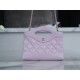 Chanel 24S Horizontal 31 Bag Nano, Pink Purple, Oil Waxed Lambskin  