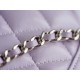 Chanel 24S Horizontal 31 Bag Nano, Pink Purple, Oil Waxed Lambskin  