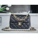 Chanel 24P Pearl Chain, Large Square Bag, Black  