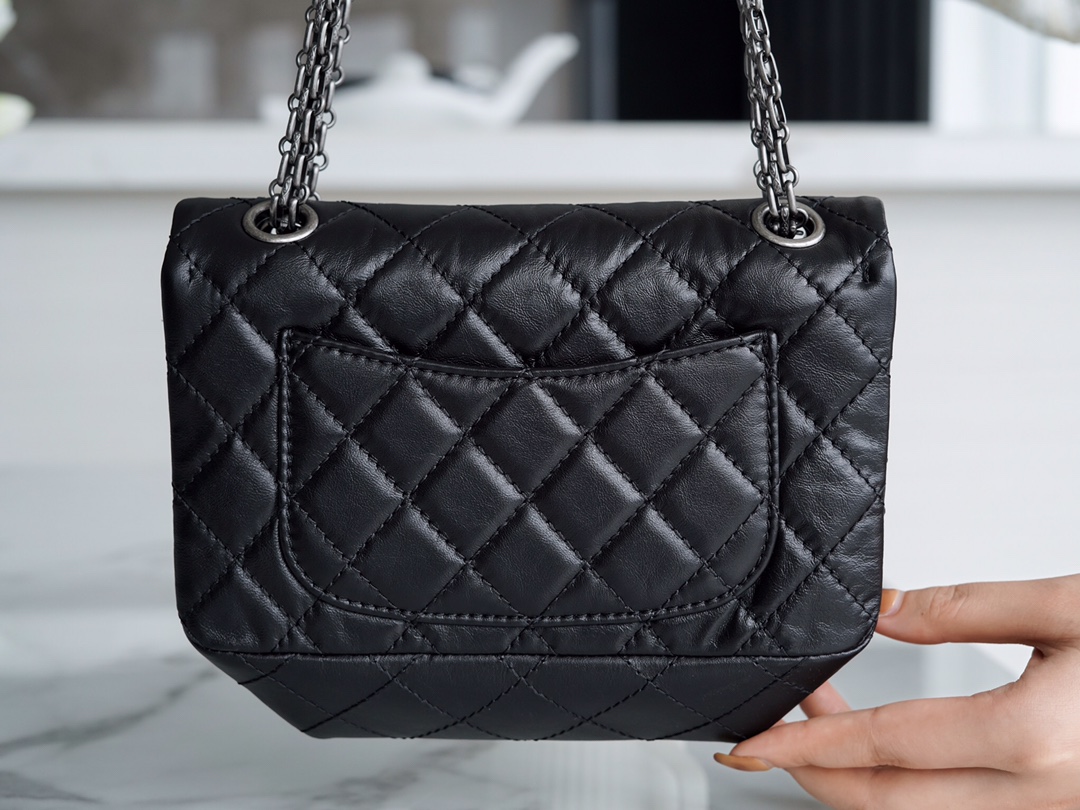 Chanel Black and Silver, Calfskin  