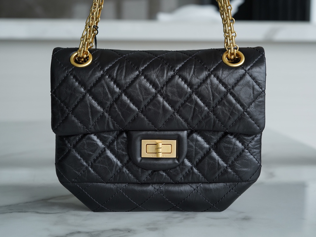 Chanel Black and Gold, Calfskin