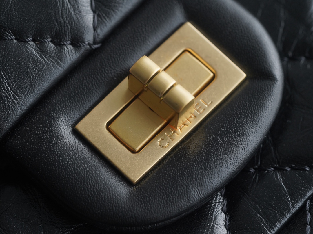 Chanel Black and Gold, Calfskin