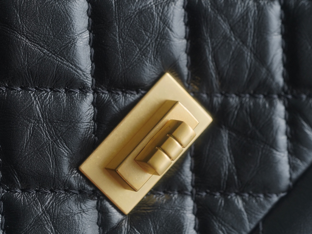 Chanel Black and Gold, Calfskin