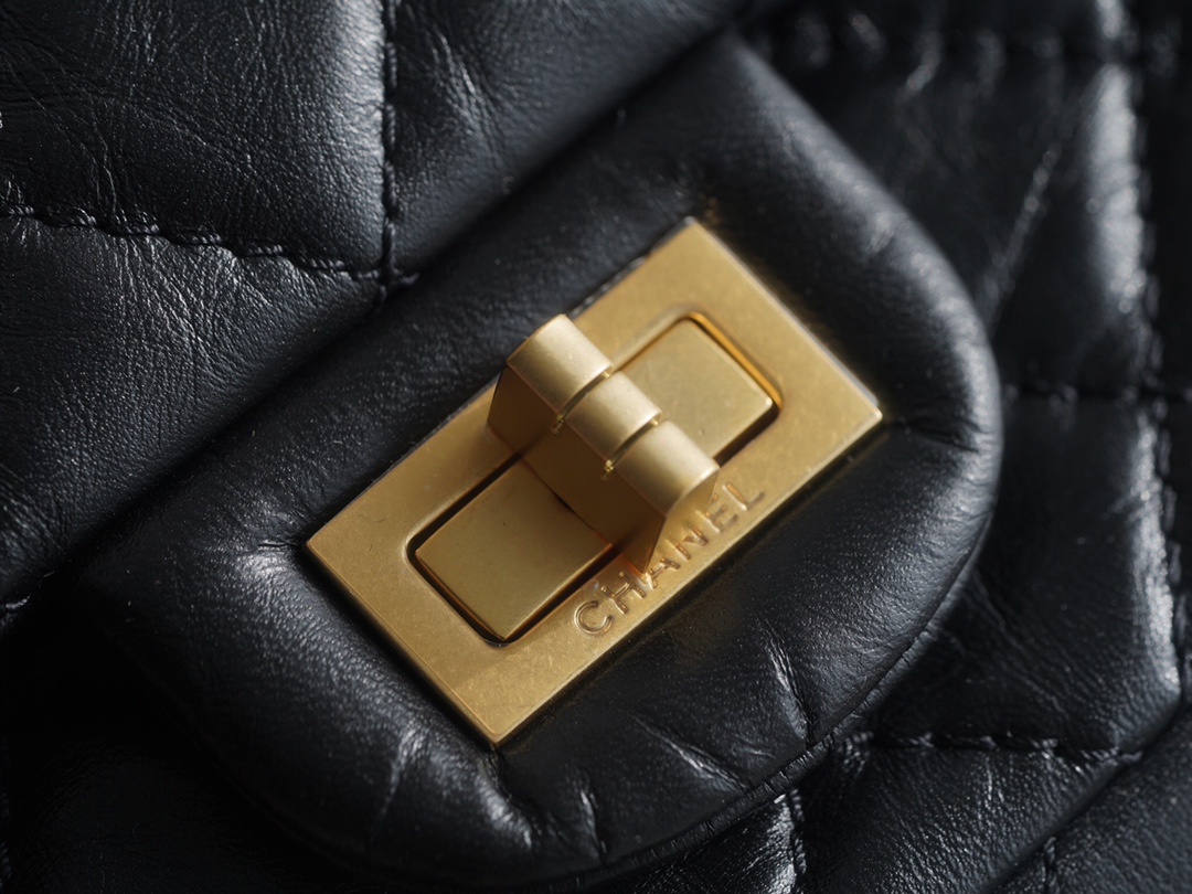 Chanel Black and Gold, Calfskin